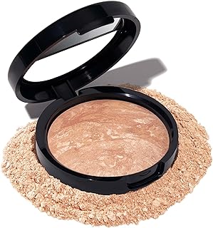 LAURA GELLER NEW YORK Baked Balance-n-Brighten Color Correcting Powder Foundation – Light