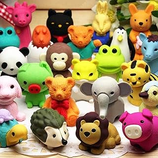 60Pcs Animal Erasers by URSKYTOUS – Fun Classroom Prizes