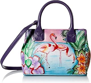 Anuschka Hand Painted Leather Women’s Small Convertible Tote