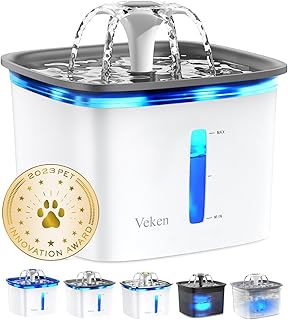 Veken 95oz Automatic Pet Fountain for Cats and Dogs