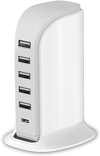 Charging Station for Multiple Devices 40W Upoy – 5 USB Ports