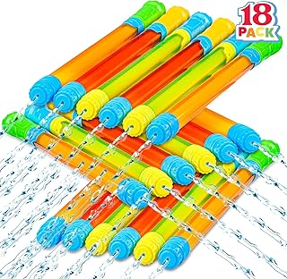 JOYIN 18 Pack 16.5” Water Gun – Super Soaker Blaster Fun