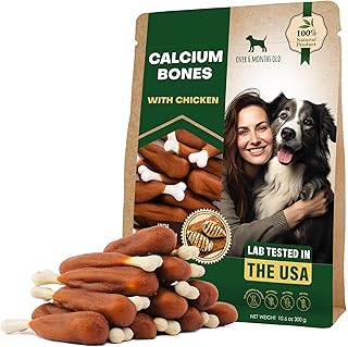 Beloved Pets Dog Treats, Calcium Bones Wrapped Chicken & Rawhide Free