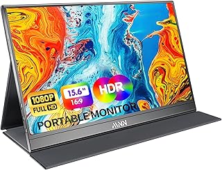 MNN Portable Monitor 15.6inch FHD 1080P Ultra-Slim Display