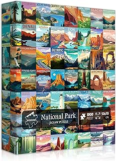 National Parks Puzzle for Adults 1000 Pieces by National Parks