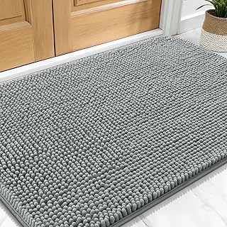 OLANLY Dog Door Mat for Muddy Paws – Absorbent & Non-Slip