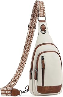 CLUCI Crossbody Bags for Women Men – Leather Sling Bag Backpack
