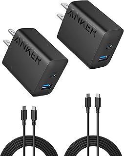 Anker iPhone 17/16 Charger, 2-Pack 20W Fast USB C Charger Block