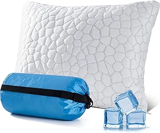 QUTOOL Small Travel Pillows for Sleeping – Portable Camping Essential