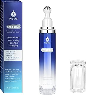 Eye Serum with 8% Caffeine & Retinol by [Brand Name]