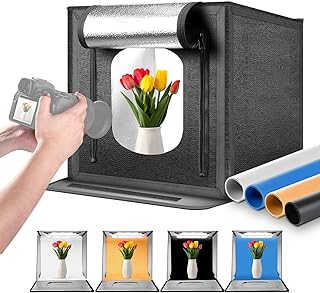 NEEWER 50W Upgraded Photo Studio Light Box – Portable & Versatile