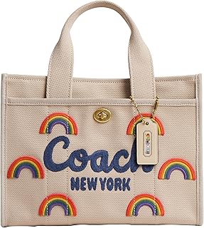 Coach Colored Dye Denim Cargo Tote 26