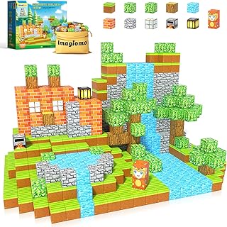 100PCS Magnetic Blocks – Build Mine Magnet World Adventure Set