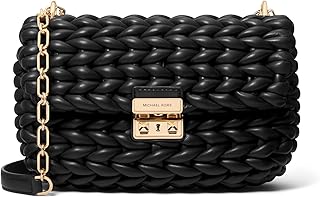 Michael Kors Womens Tribeca Large Convertible Chain Shoulder Bag