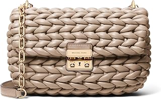 Michael Kors Womens Tribeca Large Convertible Chain Shoulder Bag