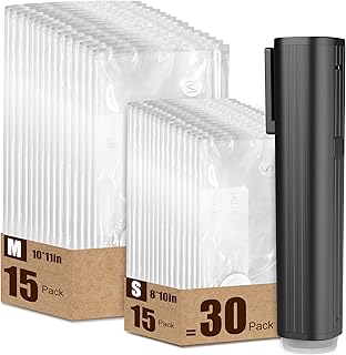 Portable Handheld Vacuum Sealer with 30 Reusable Bags