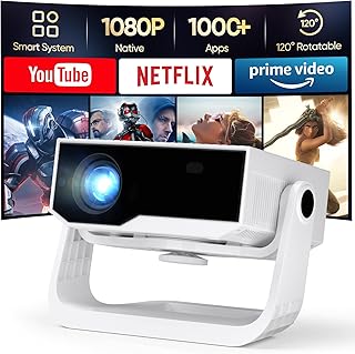 Wielio Mini Video Projector with WiFi & Bluetooth Connectivity
