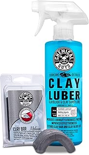 Chemical Guys Medium Duty Clay Bar and Luber Synthetic Lubricant Kit