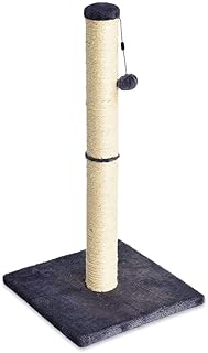Amazon Basics Cat Scratcher – Indoor Classic Single Cat & Kittens Scratching Post, Medium (31.5″H) – Grey