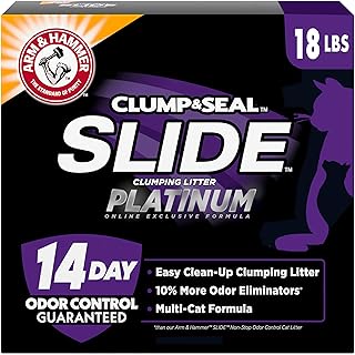 ARM & HAMMER Clump & Seal SLIDE Platinum Multi-Cat Cat Litter