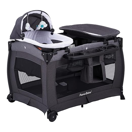 Pamo Babe Portable Playpen Foldable Playard for Baby