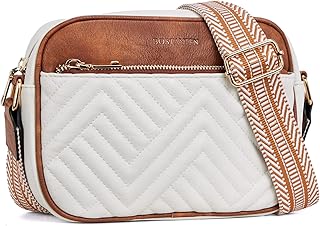 BOSTANTEN Quilted Crossbody Bags for Women Vegan Leather Purses
