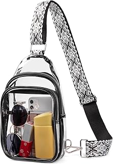 Clear Bag for Stadium Events, CLUCI Clear Crossbody Bag