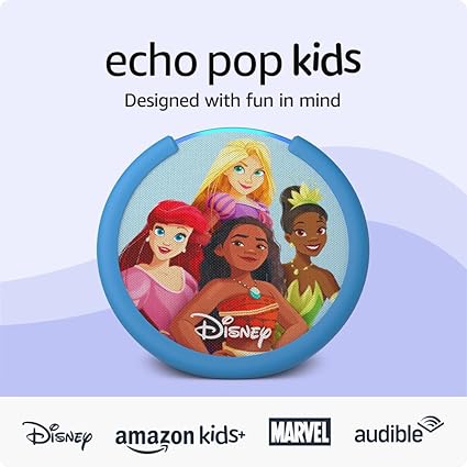 Amazon Echo Pop Kids Speaker with Parental Controls