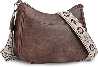 Trendy Leather Crossbody Purse with Adjustable Strap by APHISON