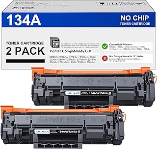 134A Black Toner Cartridge Compatible with HP Printers