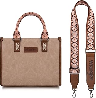 Wrangler Tote Bag for Women Aztec Western Retro Purse
