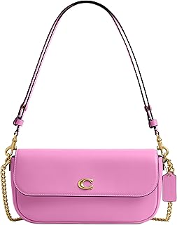 Coach Brook Flap Chain Bag, B4/Fuschia