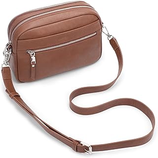 Genuine Leather Crossbody Bags for Women – RFID Wallet Included