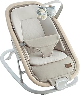 Qutanix 2-in-1 Baby Bouncer & Rocker with 3 Reclining Positions
