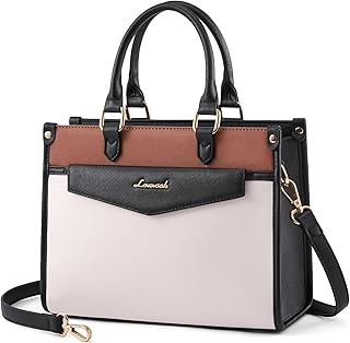 LOVEVOOK Trendy Satchel Tote Purse – PU Leather Crossbody Bag