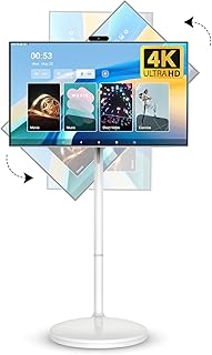 32 Inch 4K Smart Portable TV with 10H Battery Life