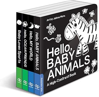 High Contrast Baby Book Set