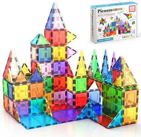 PicassoTiles 100 Piece Set for Kids