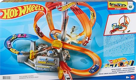 Hot Wheels Track Set Spin Storm