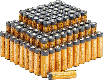Amazon Basics 100-Pack AA Batteries
