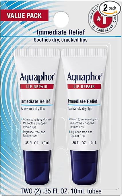 Aquaphor Lip Repair Ointment – 2 Pack