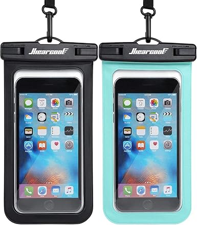 Hiearcool Waterproof Phone Pouch – 2 Pack