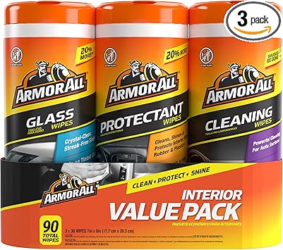 Armor All Protectant Wipes – 3 Pack