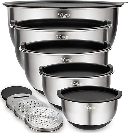 Wildone Mixing Bowls Set with Lids