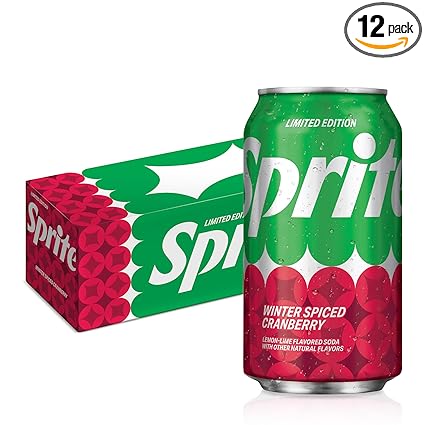 Sprite Winter Spiced Cranberry 12-Pack