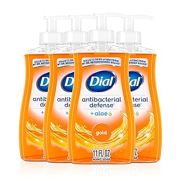 Dial Antibacterial Hand Soap, Pack of 4