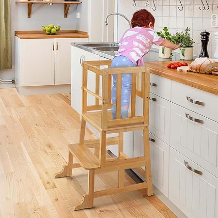 COSYLAND Kids Kitchen Step Stool