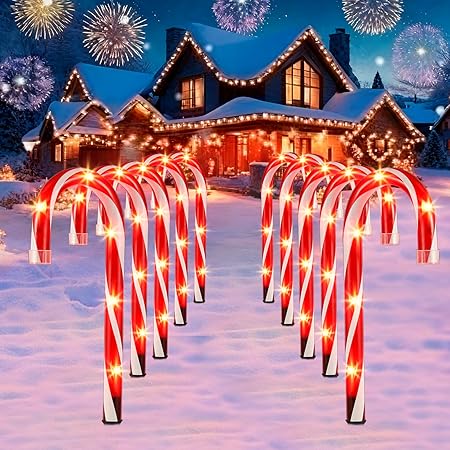 Candy Cane Christmas Lights Outdoor