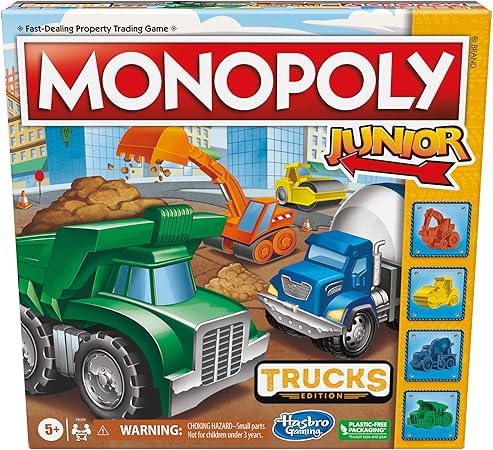 Monopoly Junior Trucks Edition Game