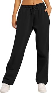 AUTOMET Women’s Wide Leg Sweatpants